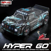 MJX Hyper Go 14301 1/14 Brushless RC(with Gyro) 4WD High Speed Drift Car.