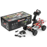 Wltoys 144001 1/14 2.4G 4WD High Speed Racing RC Car Vehicle Models 60km/h Two Battery 7.4V 2600mAh - One Battery Green | India - Ozzy Toys