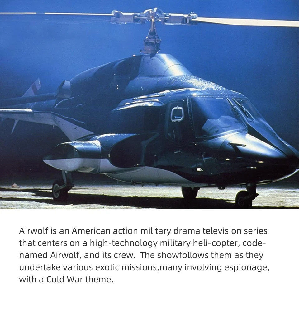 Flywing Airwolf 470 Class 2-Blade ACE GPS/ATT RC Scale Helicopter – RTF | India - Ozzy Toys