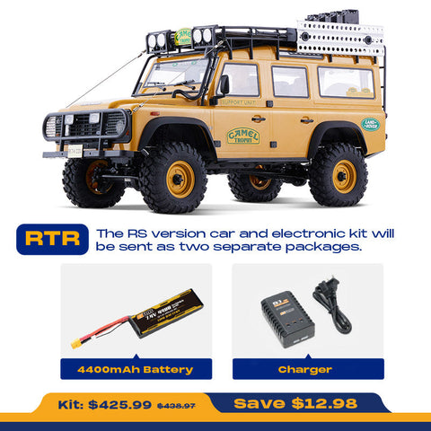 FMS 1:10 FCX10 Land Rover Camel Trophy Edition RS INDIA