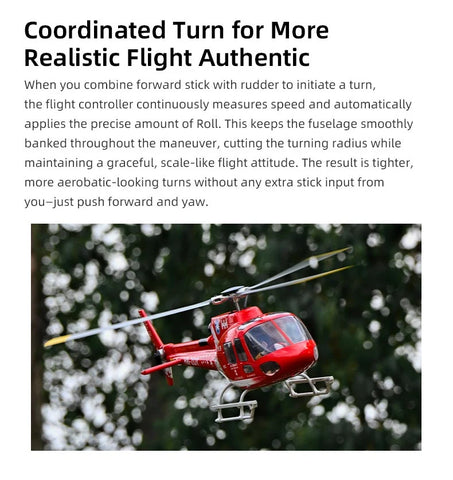 FLY WING AS350 470L 4-Blade ACE GPS/ATT RC Scale Helicopter (RTF) | India