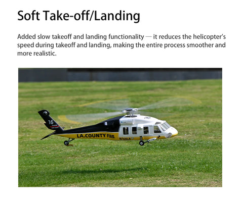 FLY WING UH-60L Firehawk 470 4-Blade Scale RC Helicopte ACE flight-control GPS technology| India