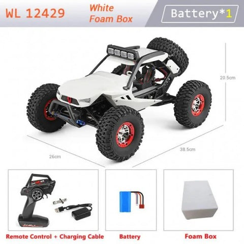 WLtoys 12429 1:12 4WD RC Racing Car buggy/crawler-style design, 4WD drivetrain | India