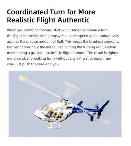 FLY WING Bell-407 470L 4-Blade ACE GPS/ATT RC Scale Helicopter – RTF | India