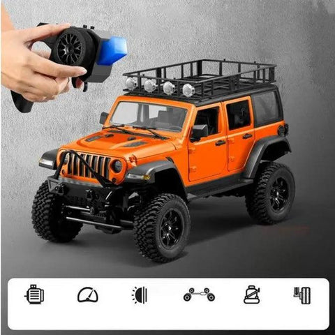 MNRC MN128 RTR 1/12 2.4G 4WD RC Crawler with LED Light - Ozzy Toys