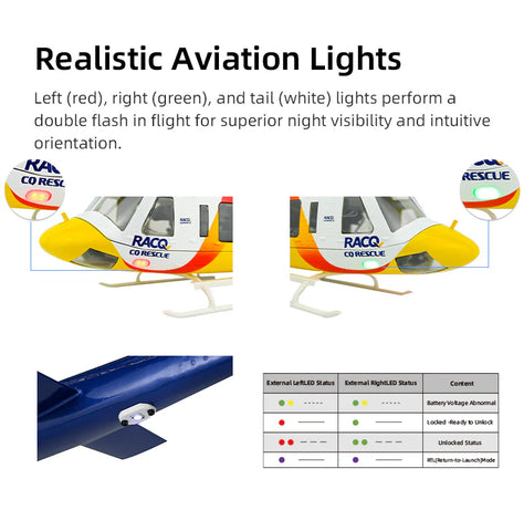 FLY WING Bell-412 470L 4-Blade ACE GPS/ATT RC Scale Helicopter – RTF | India