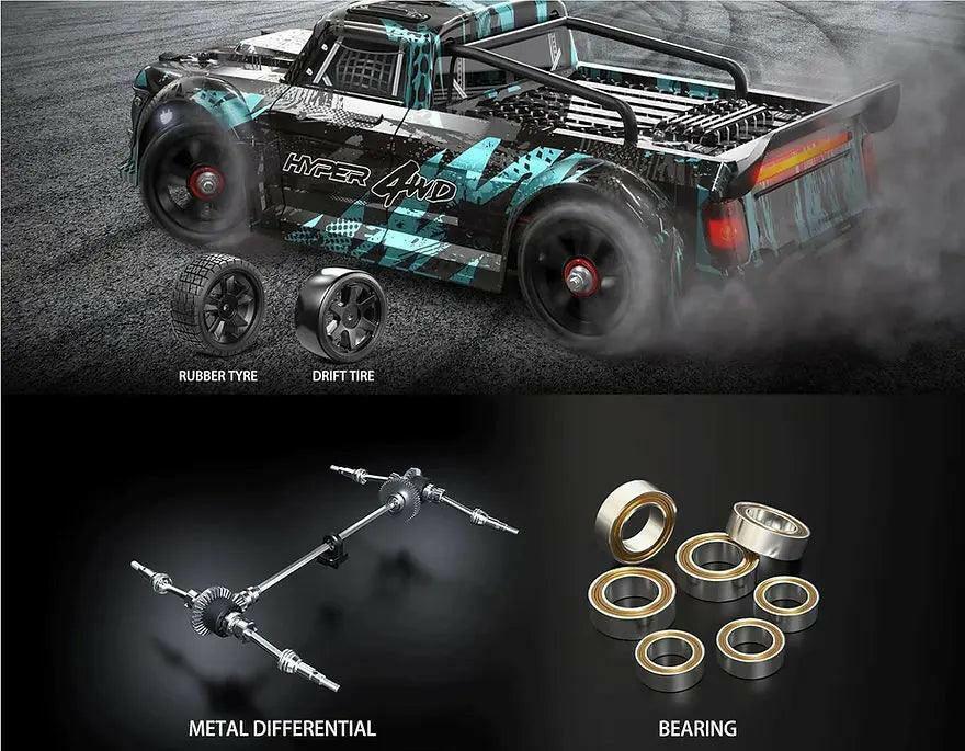 MJX Hyper Go 14301 1/14 Brushless RC(with Gyro) 4WD High Speed Drift Car.
