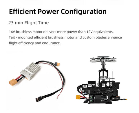 Flywing Airwolf 470 Class 2-Blade ACE GPS/ATT RC Scale Helicopter – RTF | India