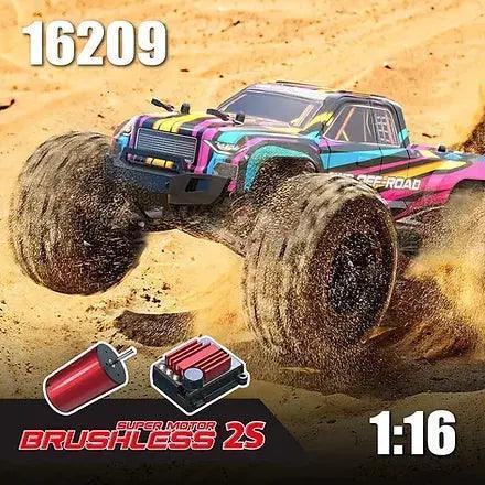 MJX Hyper Go 16209 1/16 Brushless RC 4WD High Speed Off-Road Buggy Truck | India.