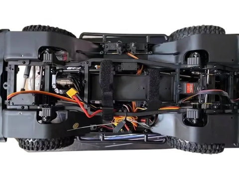 YIKONG YK4107 PRO 1:10 Scale RC Rock Crawler 4WD Brushless Car With 25KG Servo Dual Speed Differential Lock Metal Gear LED Lights INDIA