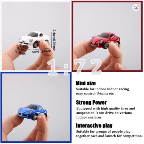 WLtoys Q7201 1/72 Mini RC Car – 2.4GHz LED Light, 3-Speed Adjustable | India
