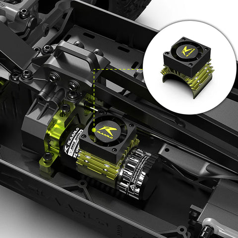 Rlaarlo Metal MINI 1:10 Scale RTR Brushless Monster Truck| INDIA