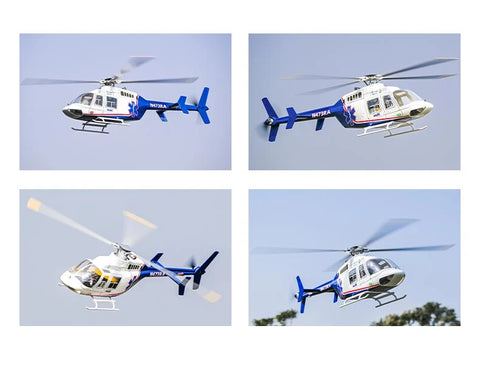 FLY WING Bell-407 470L 4-Blade ACE GPS/ATT RC Scale Helicopter – RTF | India