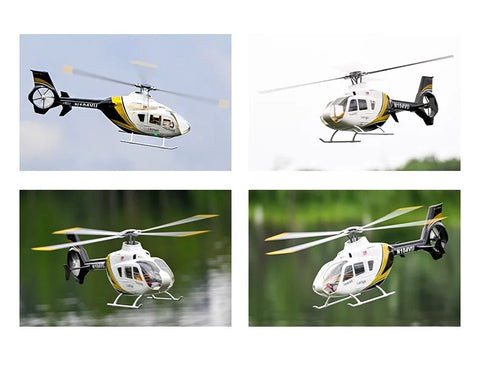 FLY WING EC-135 Black & White 470L 4-Blade ACE GPS/ATT RC Scale Helicopter – RTF | India