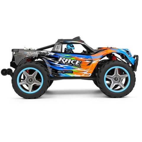 WLtoys 104019 1/10 4WD speeds of up to 55 km/h Brushless RC Car – Black & Blue  | India