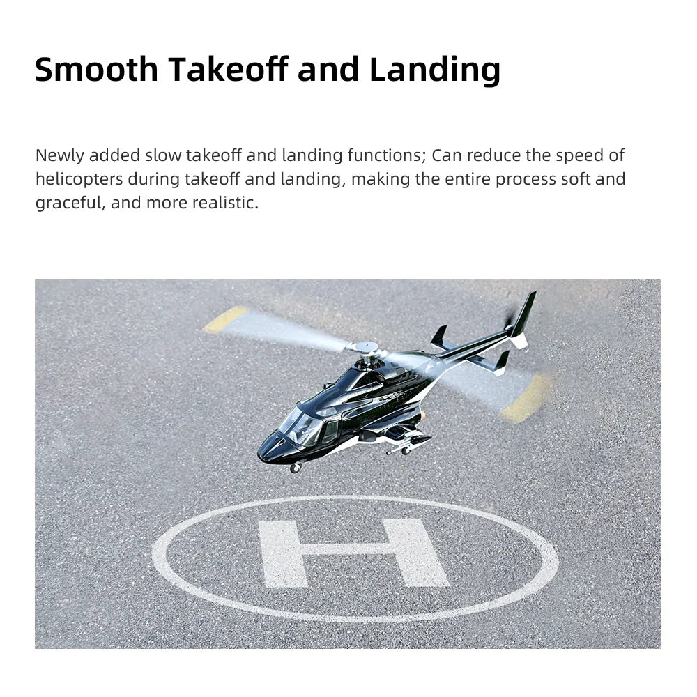 Flywing Airwolf 470 Class 2-Blade ACE GPS/ATT RC Scale Helicopter – RTF | India - Ozzy Toys