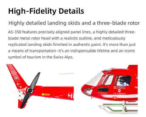FLY WING AS350 470L 4-Blade ACE GPS/ATT RC Scale Helicopter (RTF) | India