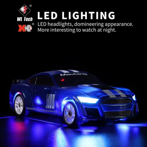 WLtoys K4308 1/43 4WD Mini Drift RC Car – Gyro & LED Lights | India