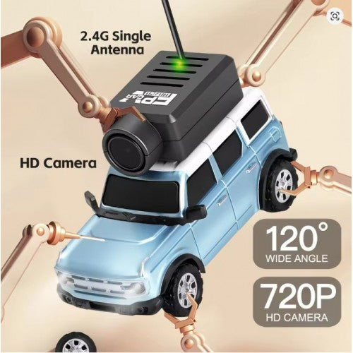 WLtoys 6406-C RC Camera Car Is Equipped With A 720P FPV Camera Supporting Remote Control Via A 2.4G Mobile Phone APP | India - Ozzy Toys