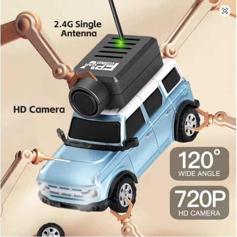 WLtoys 6406-C RC Camera Car Is Equipped With A 720P FPV Camera Supporting Remote Control Via A 2.4G Mobile Phone APP | India - Ozzy Toys