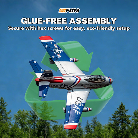 FMS EDF Jet 80mm F-86 Sabre PNP | India - Ozzy Toys