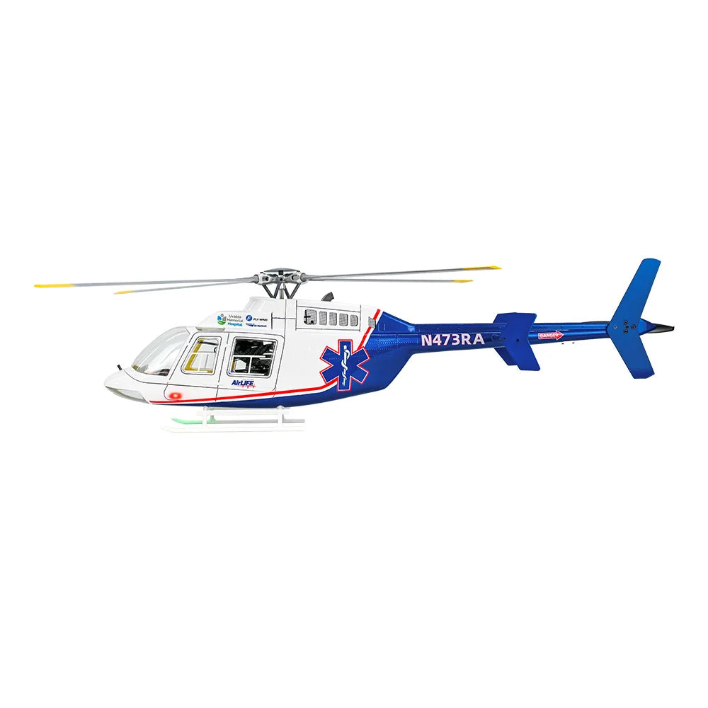 FLY WING Bell-407 470L 4-Blade ACE GPS/ATT RC Scale Helicopter – RTF | India