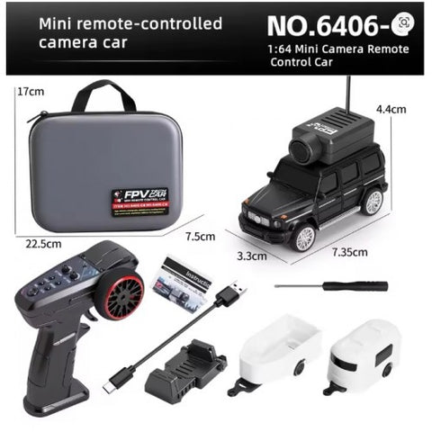 WLtoys 6406-C RC Camera Car Is Equipped With A 720P FPV Camera Supporting Remote Control Via A 2.4G Mobile Phone APP | India - Ozzy Toys