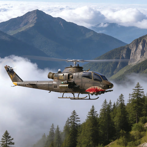 YUXIANG F112S Green Weathered AH-1 Cobra GPS Stabilized Helicopter - RTF | India