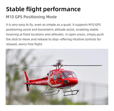 FLY WING AS350 470L 4-Blade ACE GPS/ATT RC Scale Helicopter (RTF) | India