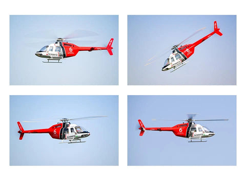 FLY  WING Bell-206 470L 4-Blade ACE GPS/ATT RC Scale Helicopter – RTF | India