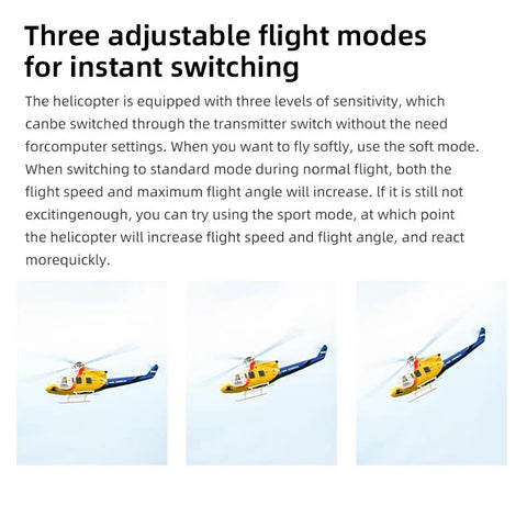 FLY WING Bell-412 470L 4-Blade ACE GPS/ATT RC Scale Helicopter – RTF | India
