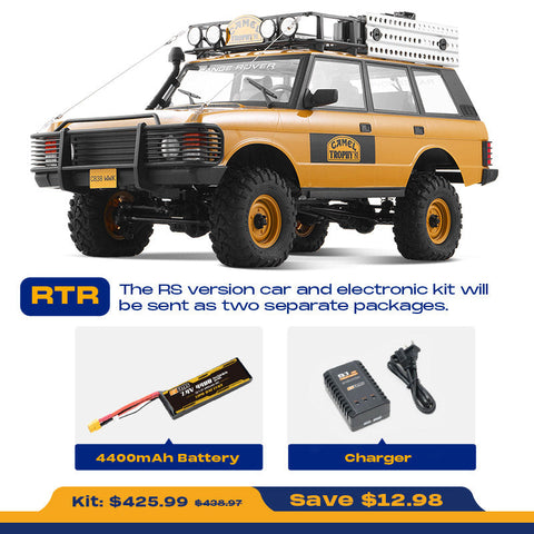 FMS 1:10 FCX10 Land Rover Camel Trophy Edition RS INDIA