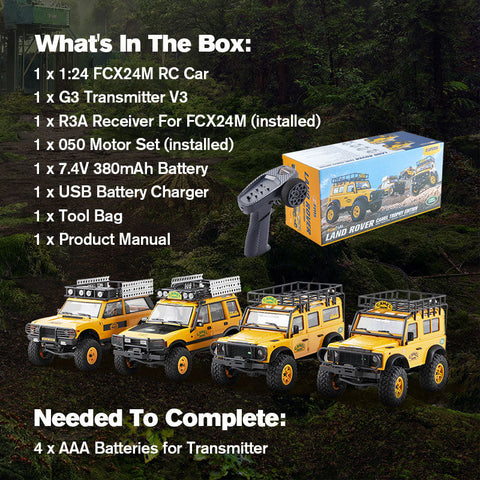 FMS 1:24 FCX24M Land Rover Camel Trophy Edition RTR | India