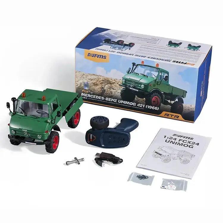 FMS 1:24 FCX24 Mercedes-Benz Unimog 421 RTR | India | Ozzy Toys FMS 1:24 FCX24 Mercedes-Benz Unimog 421 RTR | India | Ozzy Toys