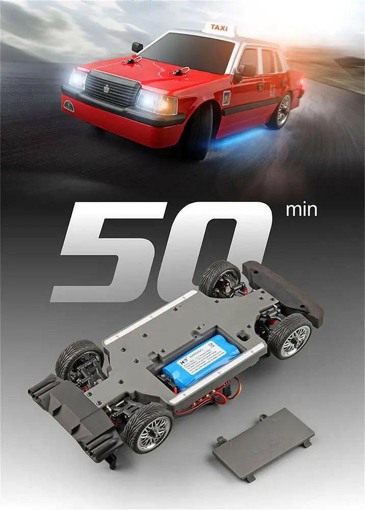 MNRC MN38 Taxi 1/16 RTR 2.4G RWD Drift RC Car w/ GYRO and LED Lights | India.