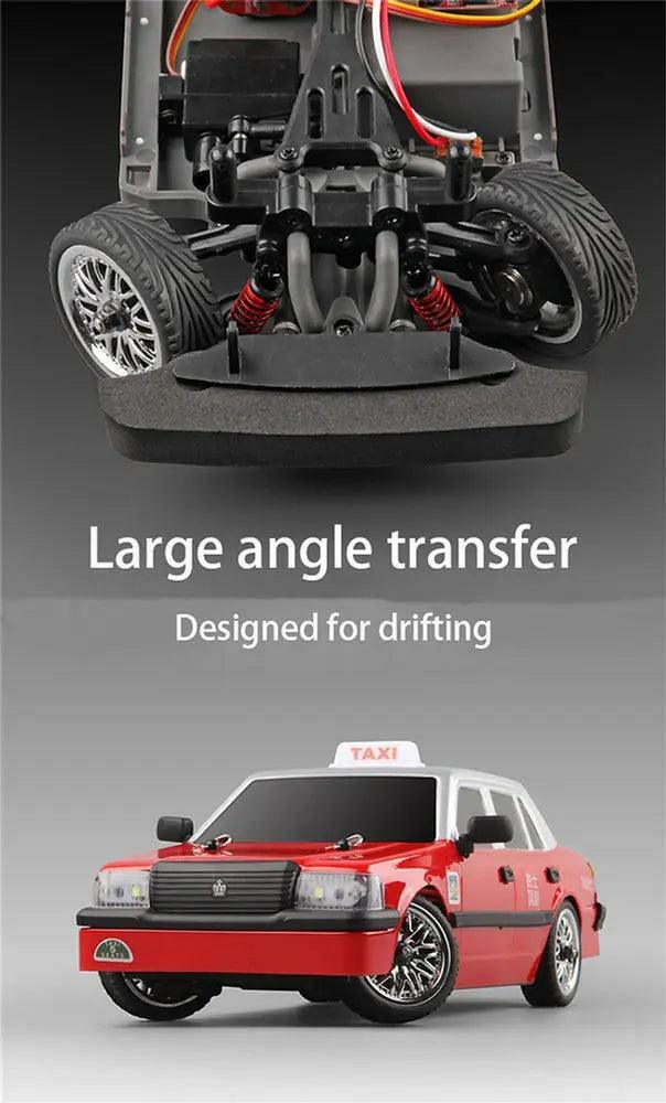 MNRC MN38 Taxi 1/16 RTR 2.4G RWD Drift RC Car w/ GYRO and LED Lights | India.