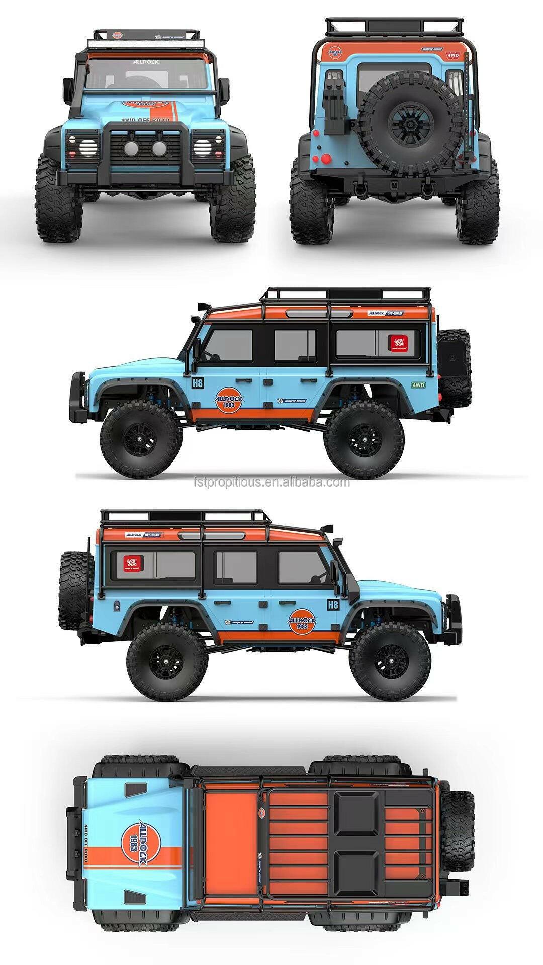 Mjx H8h RC Car 1/8 V1 Defender Remote Control Vehicle Professional 4WD Off Road Climbing Crawler Brushless Motor Rc Car | India.