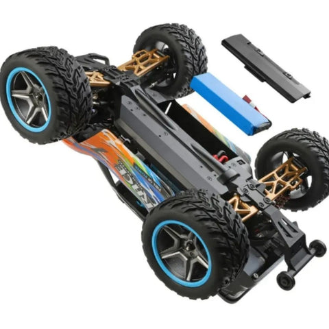 WLtoys 104019 1/10 4WD speeds of up to 55 km/h Brushless RC Car – Black & Blue  | India