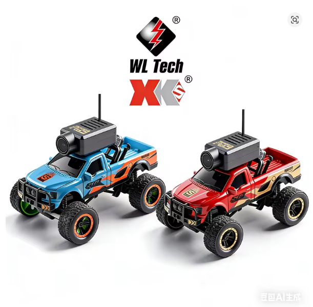 WLtoys 6407 FPV RC Car – 1/64 Mini FPV RC Car with WiFi Camera & Monitor | India - Ozzy Toys