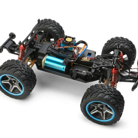 WLtoys 104019 1/10 4WD speeds of up to 55 km/h Brushless RC Car – Black & Blue  | India