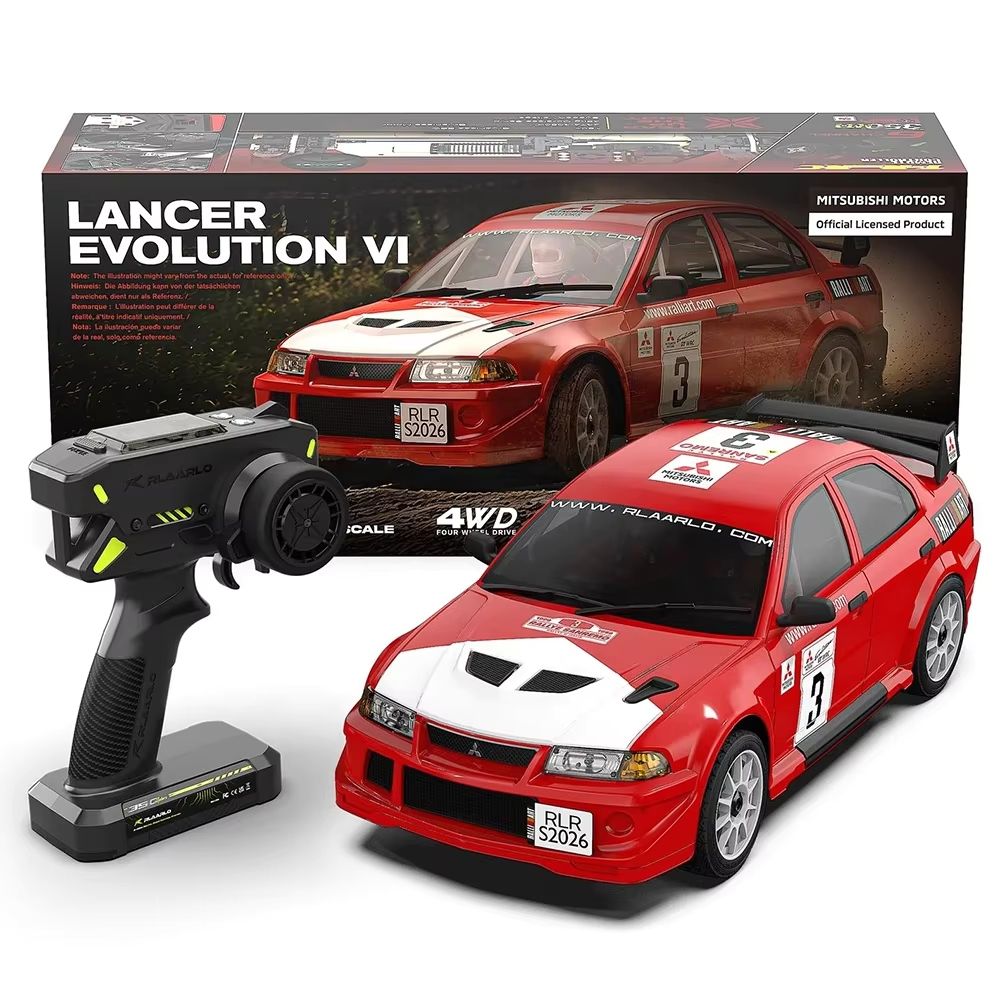 RLAARLO MITSUBISHI LANCER 1/7 Scale 6S Brushless 4WD RTR RC Rally Car | India