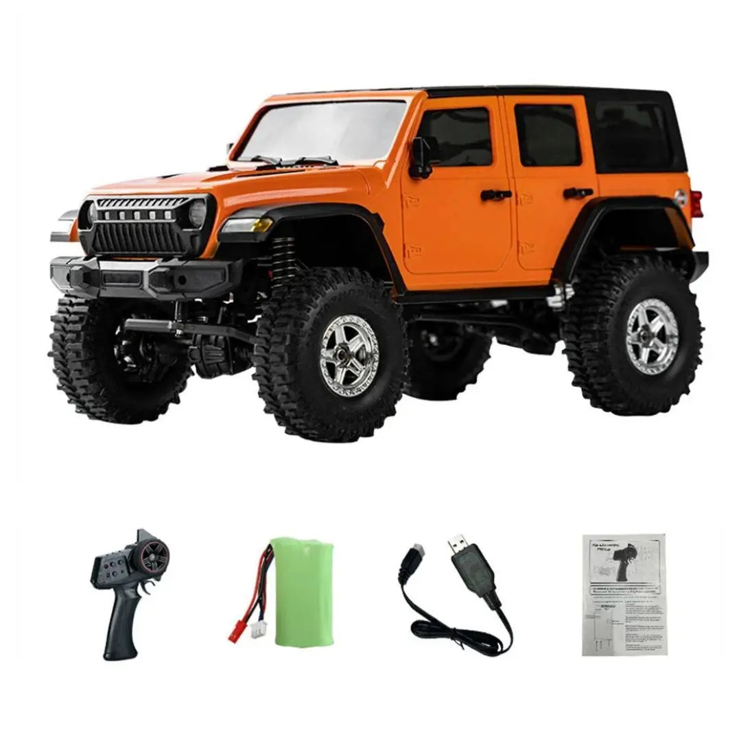 JJRC C8801 Jeep Wrangler 1/18 Scale RC Rock Crawler 4WD off-road climbing truck | India - Ozzy Toys