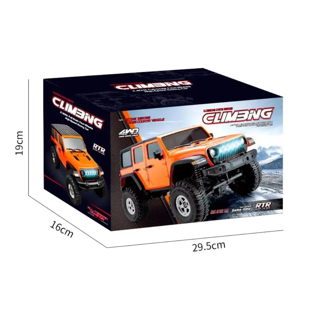 JJRC C8801 Jeep Wrangler 1/18 Scale RC Rock Crawler 4WD off-road climbing truck | India - Ozzy Toys