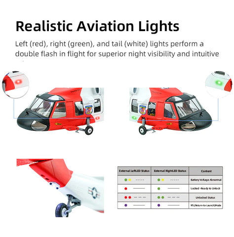 FLY WING MH-60T Jayhawk UH-60 470L4-Blade ACE GPS/ATT RC Scale Helicopter – RTF | India