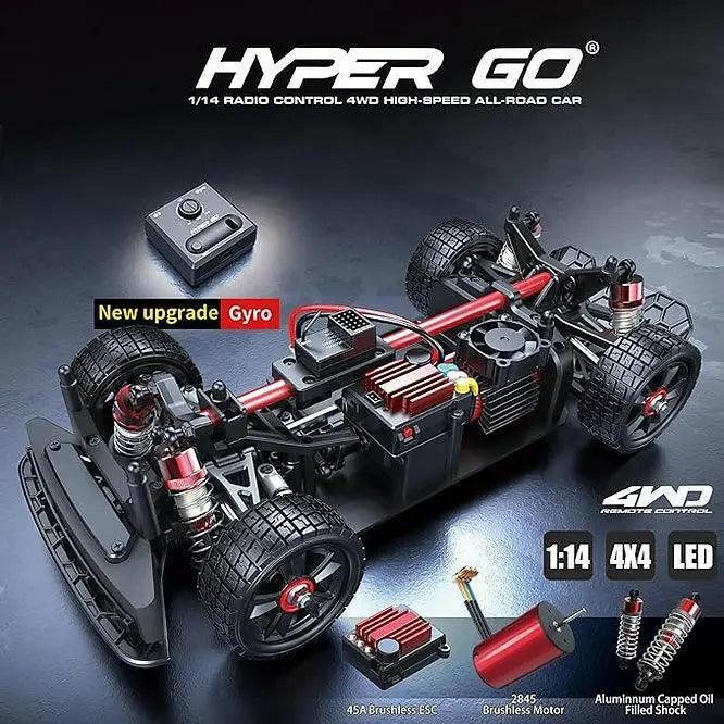 MJX Hyper Go 14302 Upgraded version 1:14 Brushless RC Drift Car with Gyro | India.