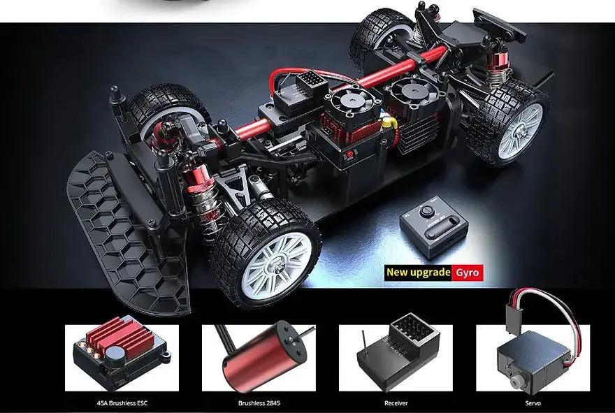 MJX Hyper Go 14303 (Gyro) 1:14 RC Car 2.4G High Speed Drift Rally Car - Ozzy Toys