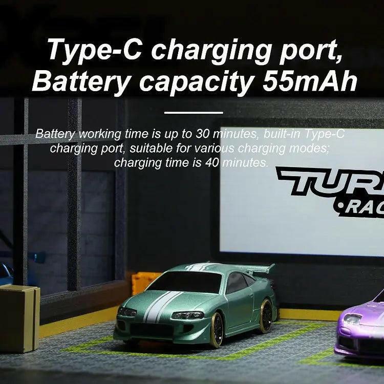Turbo Racing C61 RTR 1:76 Desktop Drift RC Car Purple- RC | India.