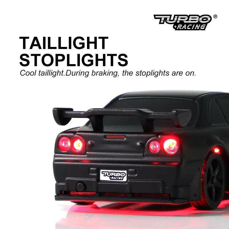 Turbo Racing C74-BK(Limited Edition) Desktop Sports Car 1:76 RTR(Black)-RC | India.