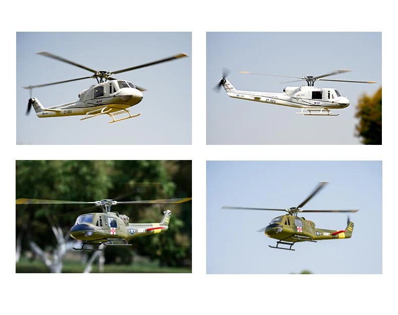 FLY WING UH-1 Huey 470L 4-Blade ACE GPS/ATT RC Scale Helicopter – RTF | India