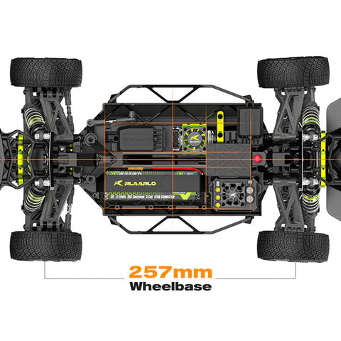 Rlaarlo 1/10 Carbon Fiber Brushless RTR 4WD RC Rally Car | India